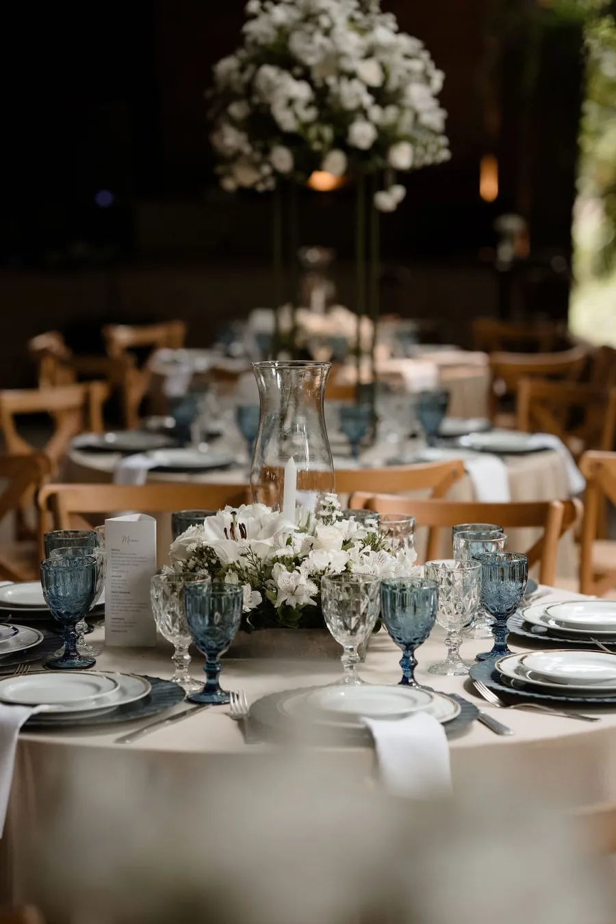 Mesa de casamento posta pelo Buffet Bom Gosto em Sorocaba